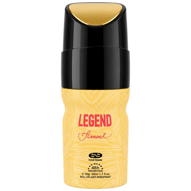رول دئودورانت زنانه عماد آرا مدل LEGEND حجم 50 میلی‌لیتر