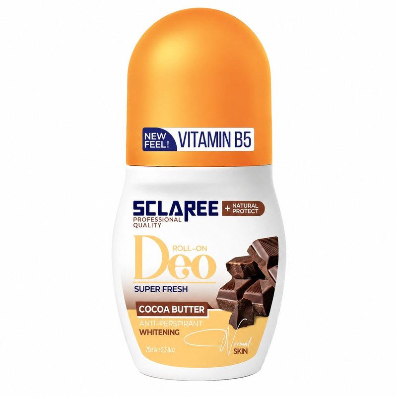 رول دئودورانت زنانه اسکلاره مدل Cocoa Butter حجم 75 میلی‌لیتر