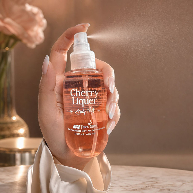 بادی میست زنانه نایس پاپت مدل Cherry Liquer با رایحه خنک و شیرین حجم 120 میلیلیتر