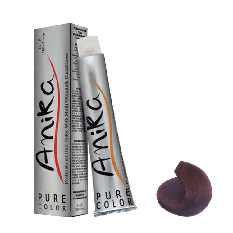 رنگ مو آنیکا سری Violet شماره 4.20 حجم 100 میلی لیتر رنگ شرابی متوسط