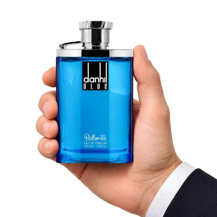 ادو پرفیوم مردانه بالرینا مدل DANHIL BLUE با رایحه گرم حجم 100 میلی لیتر