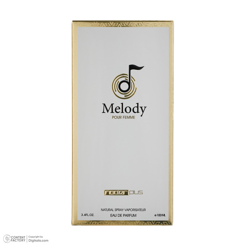 ادوپرفیوم زنانه رودیر پلاس مدل MELODY حجم 100 میلیلیتر