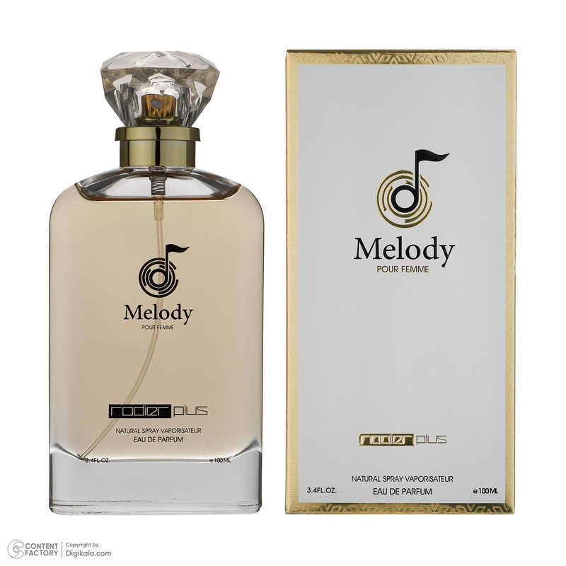 ادوپرفیوم زنانه رودیر پلاس مدل MELODY حجم 100 میلیلیتر