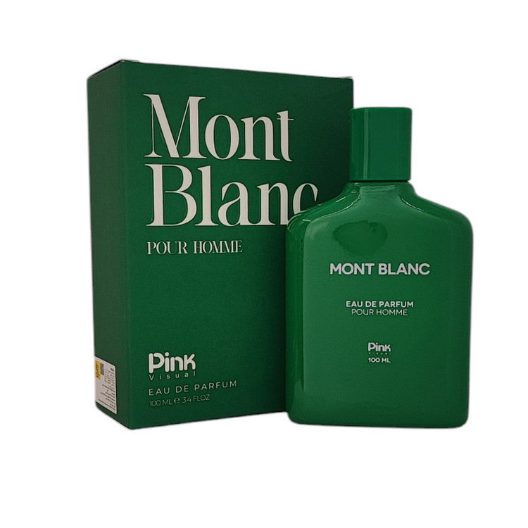 ادو پرفیوم مردانه پینک ویژوآل مدل Mont Blanc با رایحه شیرین حجم 100میلی لیتر