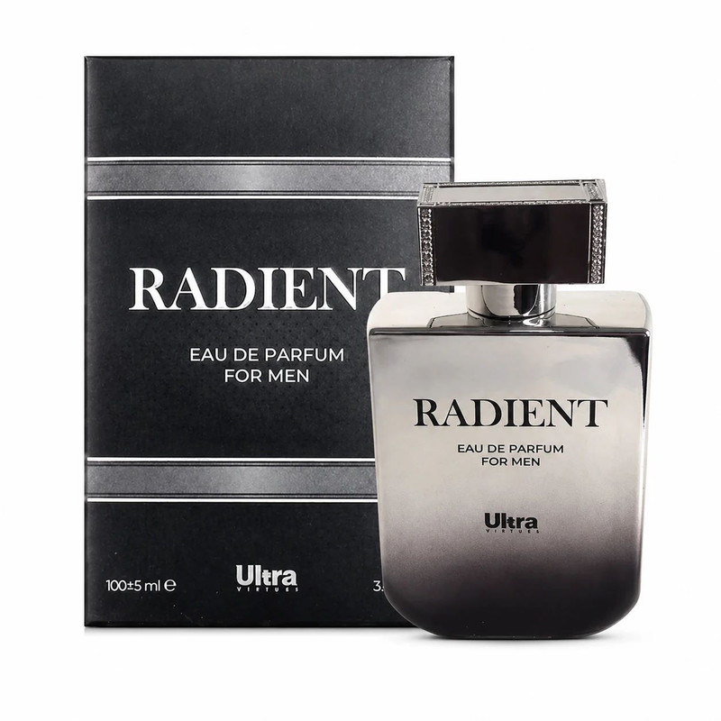 ادو پرفیوم مردانه اولترا ویرچوآل مدل Radient با رایحه تلخ حجم 100 میلی لیتر