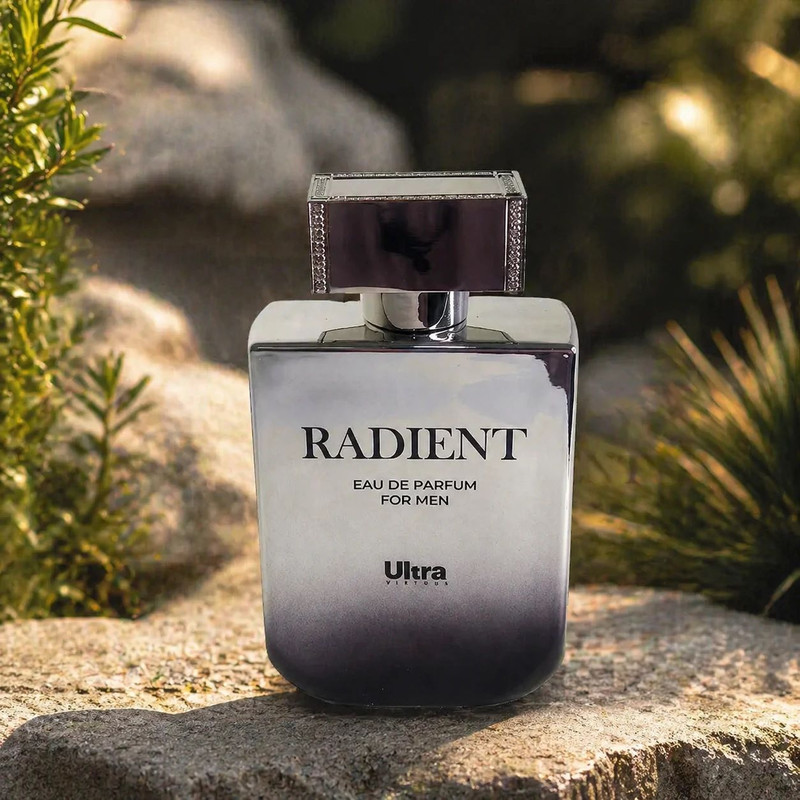 ادو پرفیوم مردانه اولترا ویرچوآل مدل Radient با رایحه تلخ حجم 100 میلی لیتر
