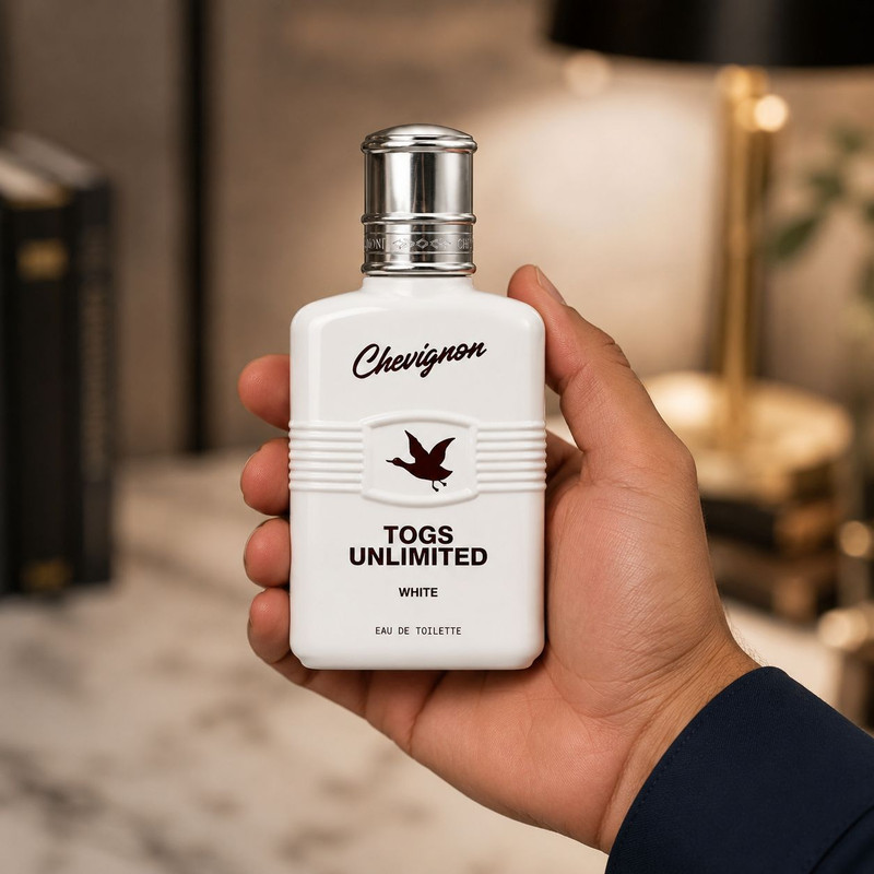 ادو تویلت مردانه شوینون مدل Togs Unlimited White با رایحه تلخ حجم 100 میلی لیتر
