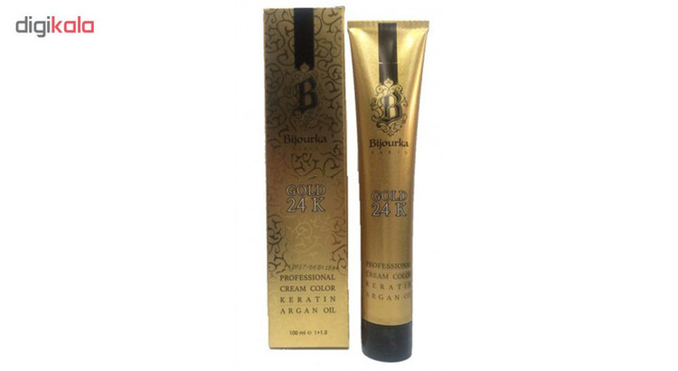 رنگ موی بیجورکا سری Gold 24K شماره3 حجم 100 میلی لیتر رنگ قهوه ای تیره