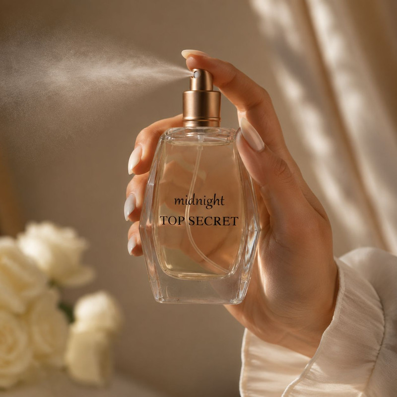 ادوپرفیوم زنانه تاپ سکرت مدل Midnight Secret با رایحه شیرین و میوه ای حجم 100 میلیلیتر