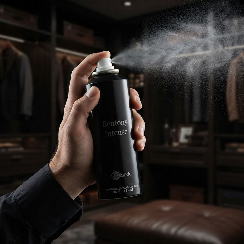 دئودورانت مردانه بایلندو مدل Bentony Intense حجم 200 میلیلیتر