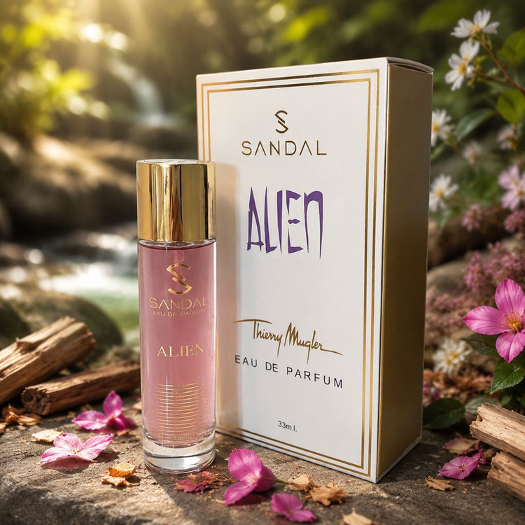 عطر جیبی زنانه صندل مدل الین حجم 33 میلی لیتر