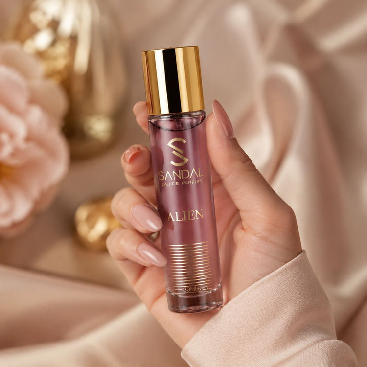 عطر جیبی زنانه صندل مدل الین حجم 33 میلی لیتر