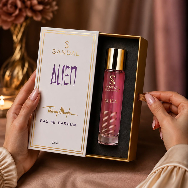 عطر جیبی زنانه صندل مدل الین حجم 33 میلی لیتر