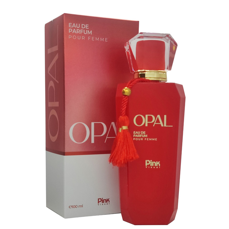 ادوپرفیوم زنانه پینک ویژوآل مدل Opal با رایحه شیرین حجم 100 میلی‌لیتر