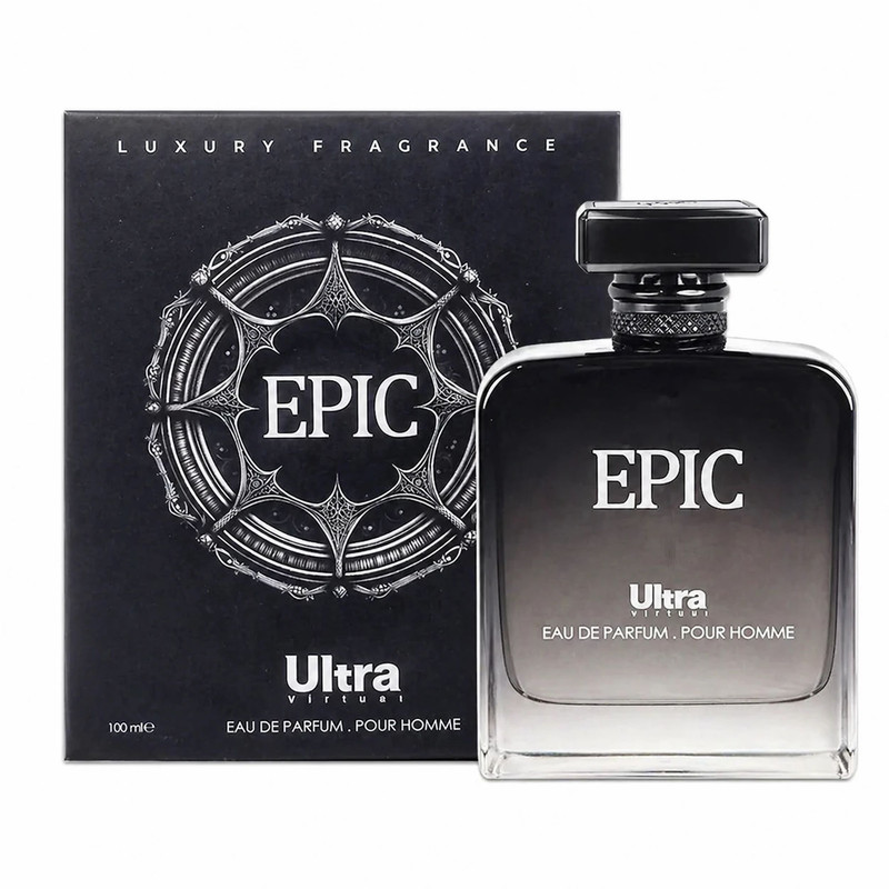 ادو پرفیوم مردانه اولترا ویرچوآل مدل Epic با رایحه گرم حجم 100 میلی لیتر