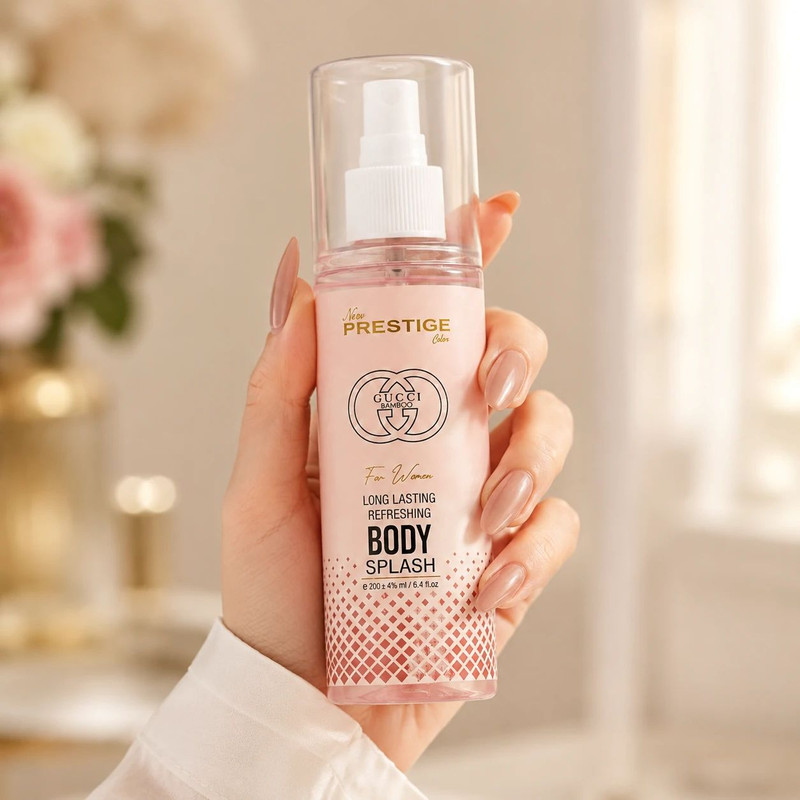 بادی اسپلش زنانه نیو پرستیژ کالر مدل Gucci Bamboo حجم 200 میلیلیتر
