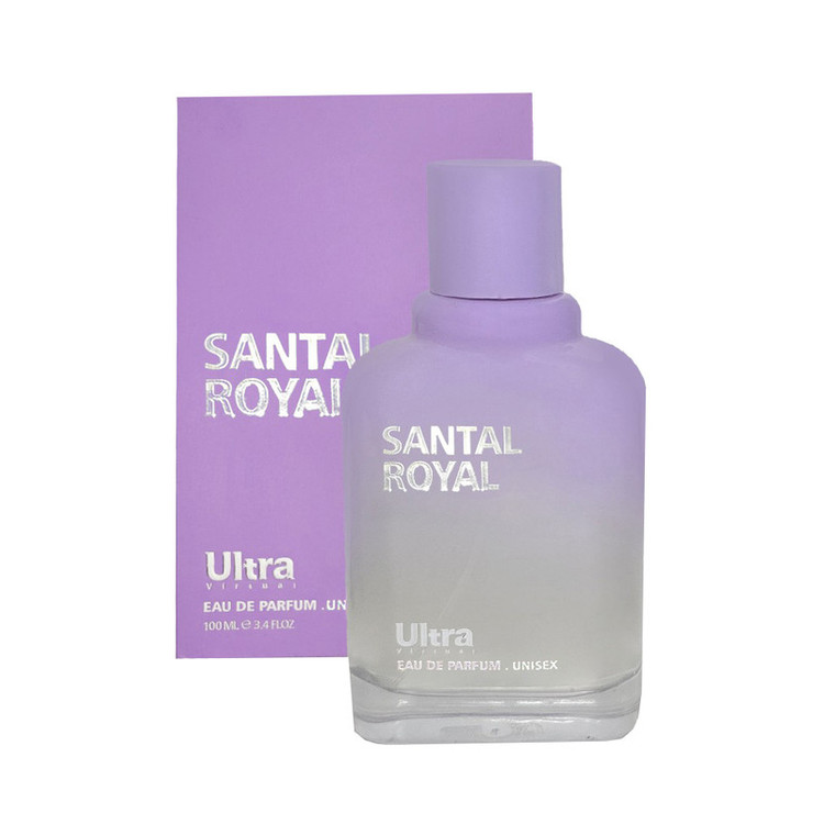 ادوپرفیوم زنانه اولترا ویرچوآل مدل Santal Royal با رایحه گرم حجم 100 میلیلیتر