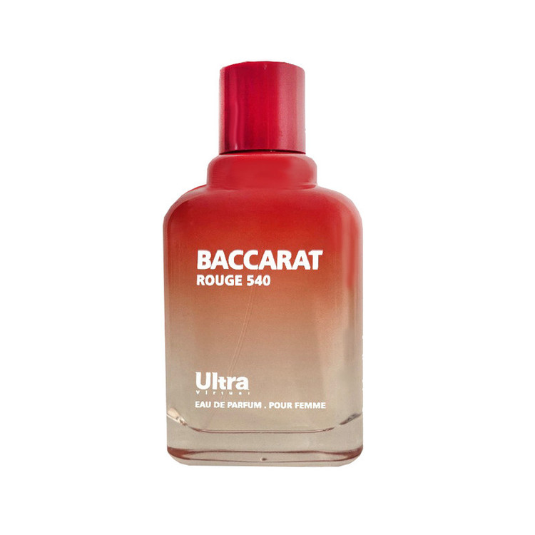 ادو پرفیوم زنانه اولترا ویرچوآل مدل Baccarat Rouge با رایحه گرم حجم 100میلیلیتر