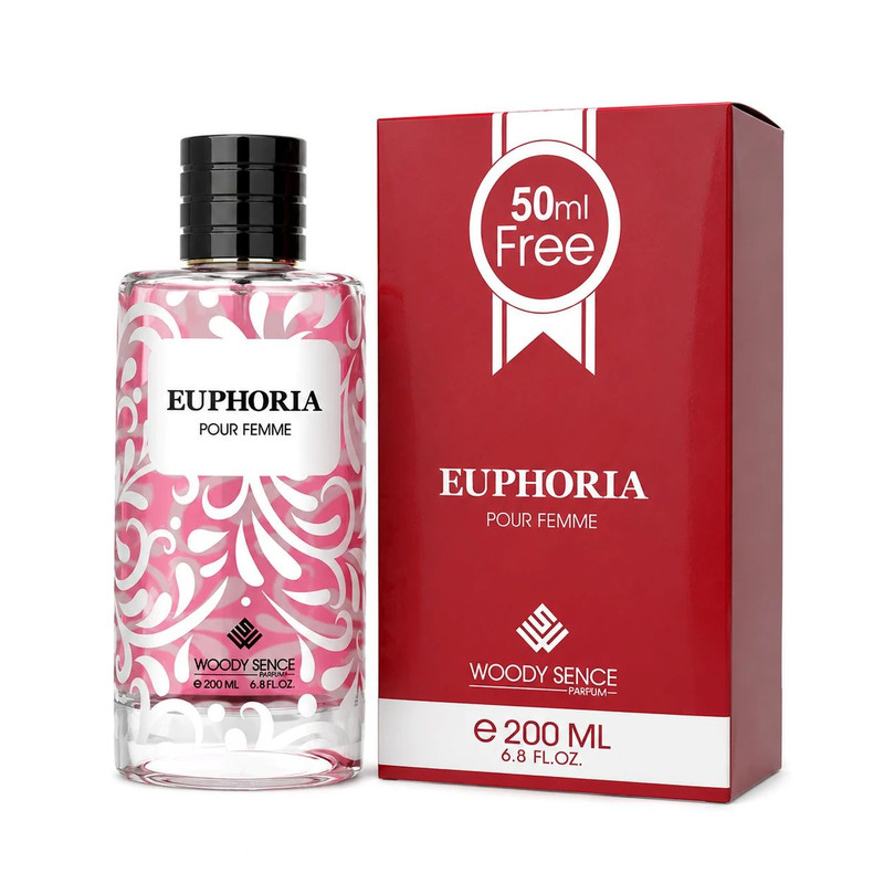 ادوپرفیوم زنانه وودی سنس مدل Euphoria با رایحه گرم حجم 200 میلیلیتر