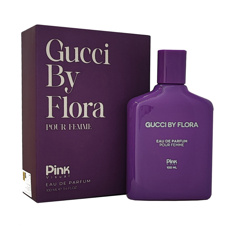 ادوپرفیوم زنانه پینک ویژوآل مدل Cucci by Flora با رایحه گرم حجم 100 میلی‌لیتر