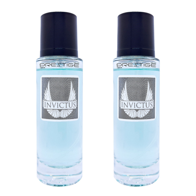 عطر جیبی مردانه نیو پرستیژ کالر مدل Paco Rabanne Invictus حجم 35 میلی‌لیتر بسته 2 عددی