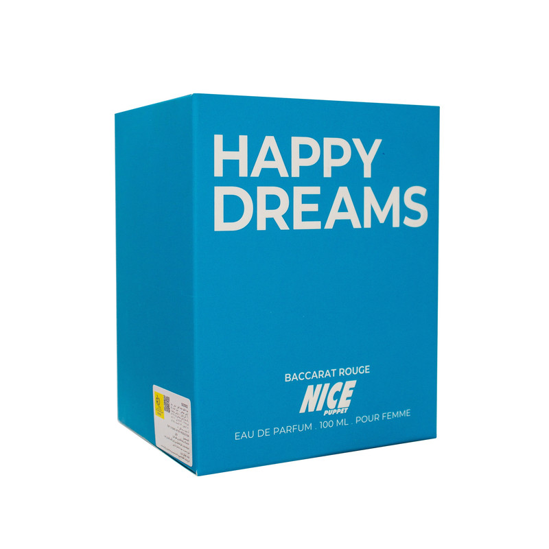ادوپرفیوم زنانه نایس پاپت مدل Baccarat Rouge Happy Dream حجم 100 میلی لیتر