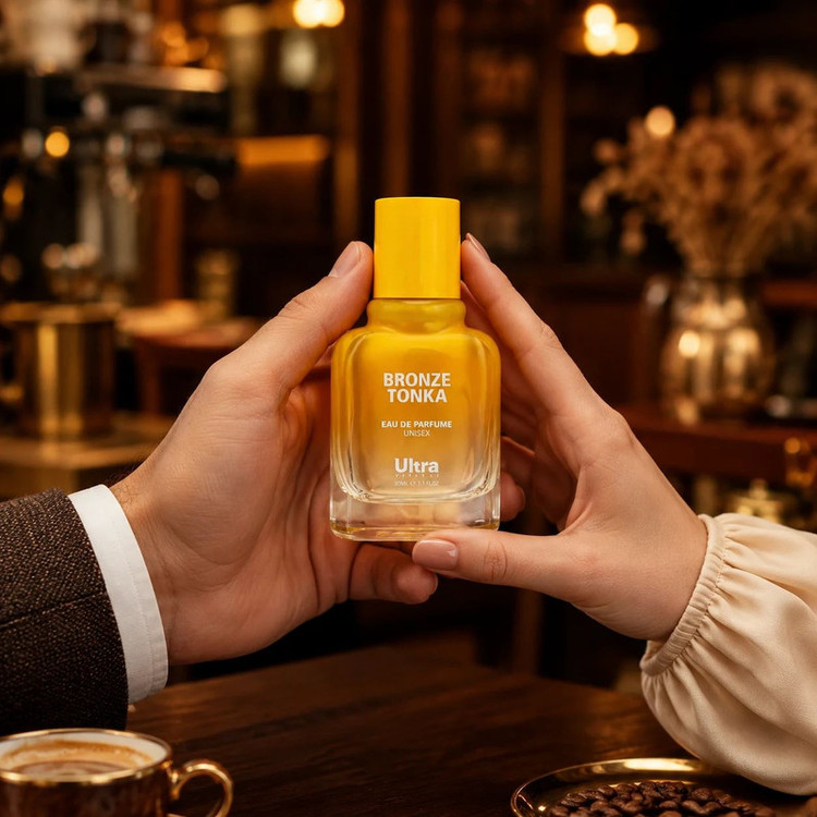 عطر جیبی اولترا ویرچوآل مدل Bronze Tonka با رایحه گرم حجم 30 میلیلیتر