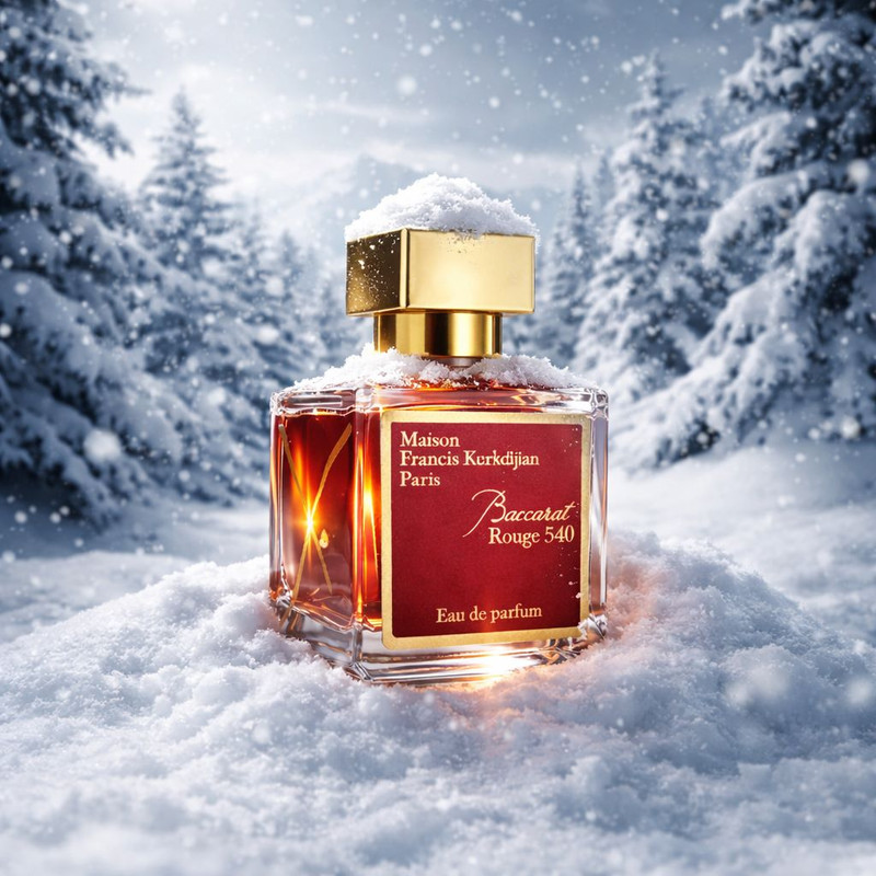 عطر جیبی اولترا ویرچوآل مدل Baccarat Rouge540 با رایحه گرم حجم 30 میلیلیتر