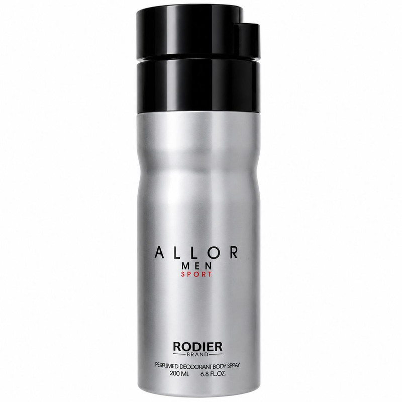 اسپری دئودورانت مردانه رودیر مدل Allor Men Sport حجم 200 میلیلیتر