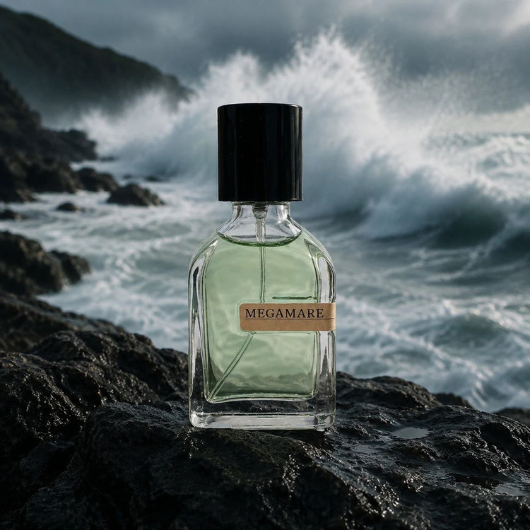 عطر جیبی اولترا ویرچوآل مدل Megamare Orto Parisi با رایحه خنک، چوبی حجم 32 میلیلیتر
