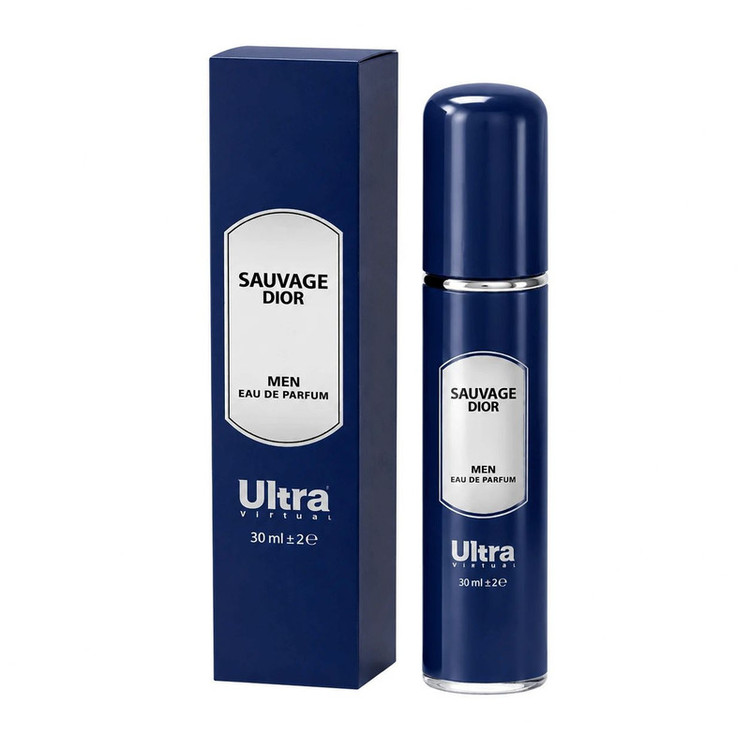 عطر جیبی مردانه اولترا ویرچوآل مدل Sauvage Dior با رایحه گرم حجم 30 میلیلیتر