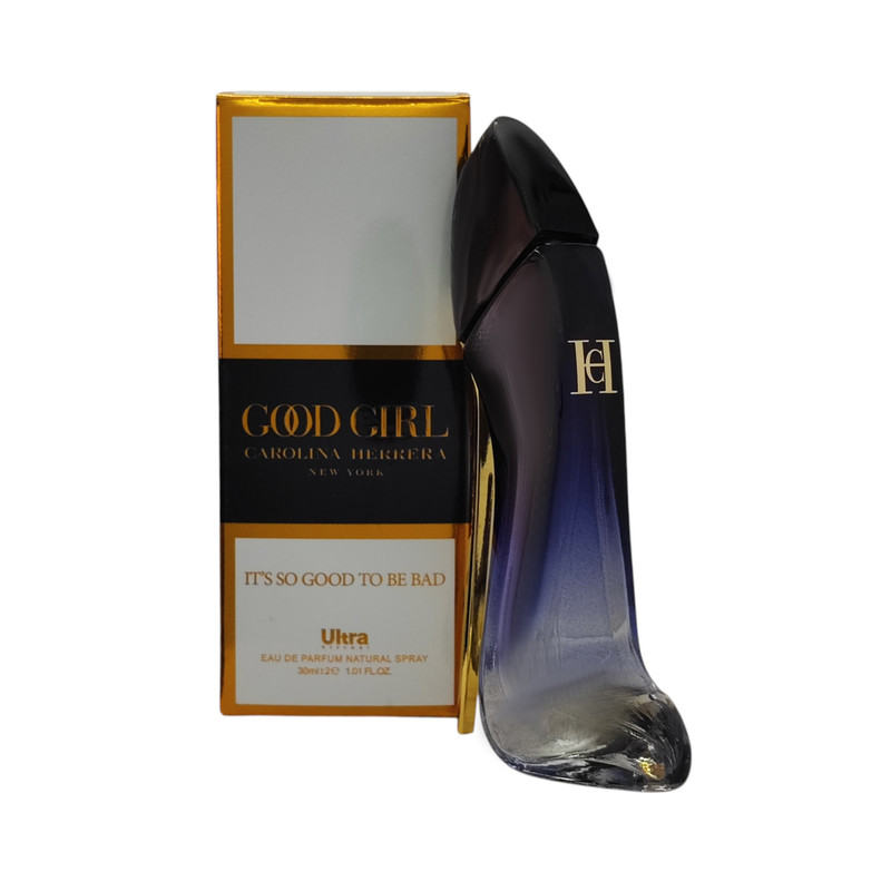 عطر جیبی زنانه اولترا ویرچوآل مدل Good Girl leger با رایحه شیرین حجم 30 میلی‌لیتر