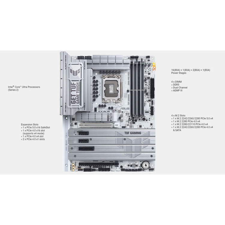 مادربرد ایسوس مدل TUF GAMING Z890-PRO WIFI