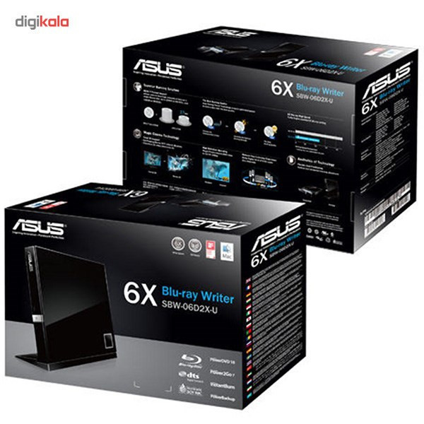 درایو Blu-ray اکسترنال ایسوس مدل SBW-06D2X-U