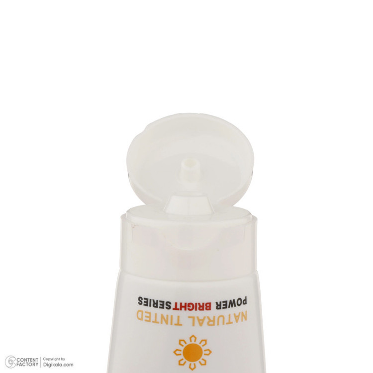 کرم ضدآفتاب رنگی سیسپرسا SPF50 مدل power bright NT مناسب انواع پوست، حجم 50 میلیلیتر