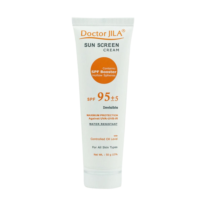 کرم ضدآفتاب دکتر ژیلا مدل Invisible با SPF95، حجم 50میلیلیتر