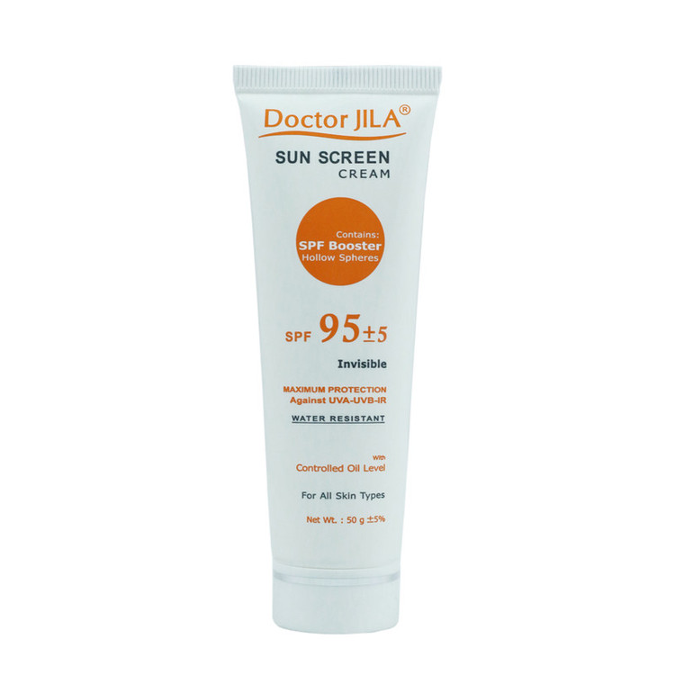 کرم ضدآفتاب دکتر ژیلا مدل Invisible با SPF95، حجم 50میلیلیتر