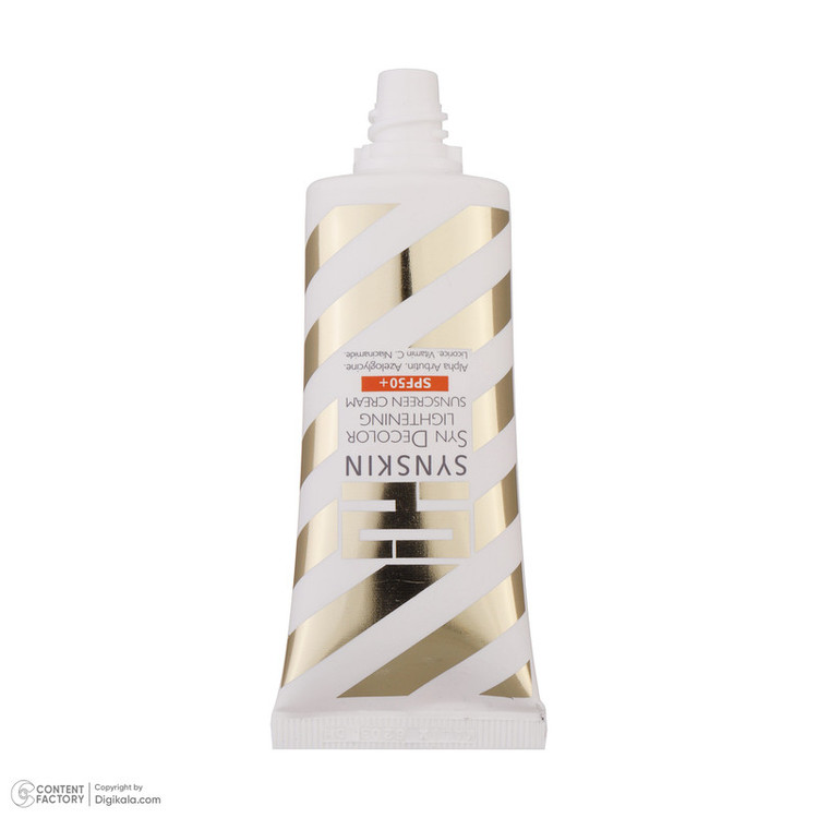 ژل کرم ضد آفتاب بدون رنگ ساین اسکین SPF50 مدل Decolor محافظ UVA ،UVB، روشنکننده، مناسب انواع پوست حجم 40 میلیلیتر