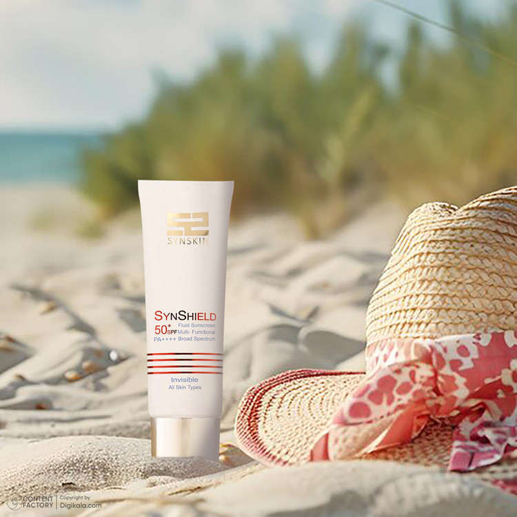 فلوئید ضدآفتاب بیرنگ ساین اسکین SPF50 سری Invisible مناسب انواع پوست، حجم 50 میلیلیتر