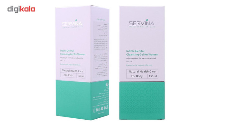 ژل بهداشتی بانوان سروینا مدل Genital حجم 150 میلی لیتر
