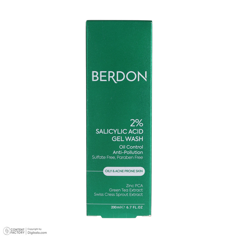 ژل شستشو صورت بردون مدل Salicylic Acid حجم 200 میلی لیتر