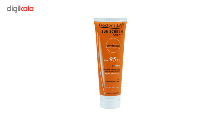 کرم ضد آفتاب دکتر ژیلا مدل Tinted با Spf 95 حجم 50میلی لیتر