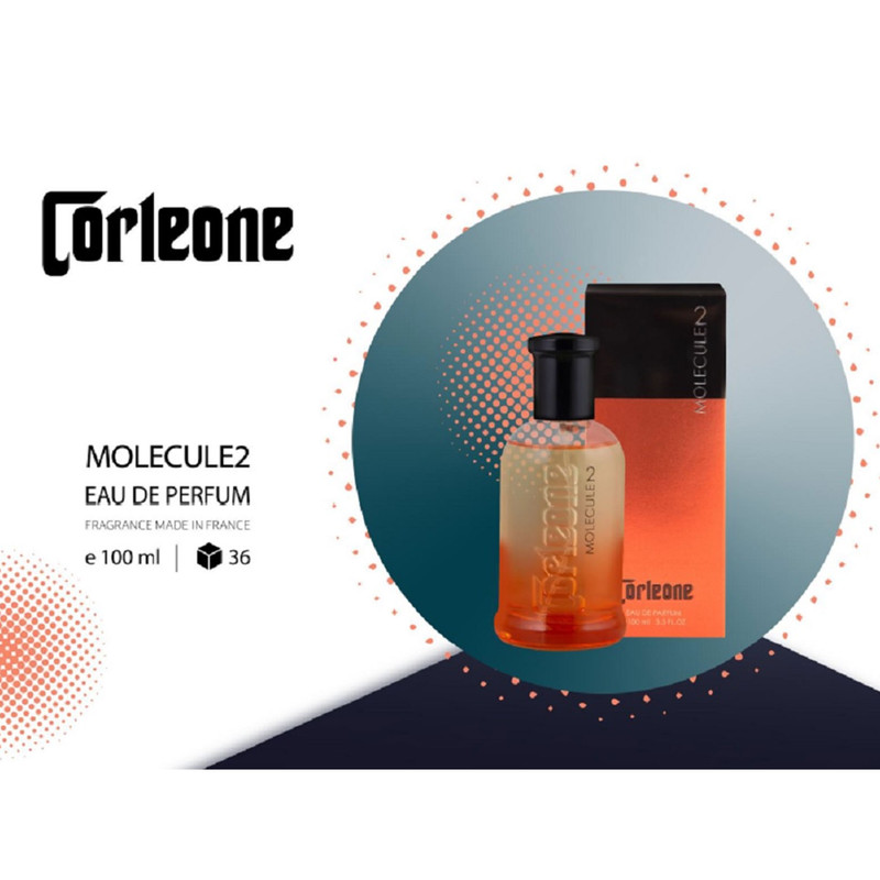 ادو پرفیوم مردانه کورلئونه مدل Molecule با رایحه خنک حجم 100 میلیلیتر