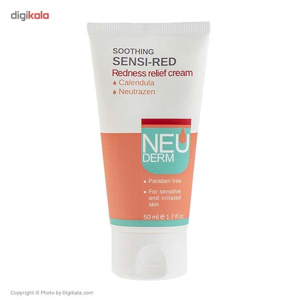 کرم ترمیم کننده نئودرم مدل Soothing Sensi-Red حجم 50 میلی لیتر