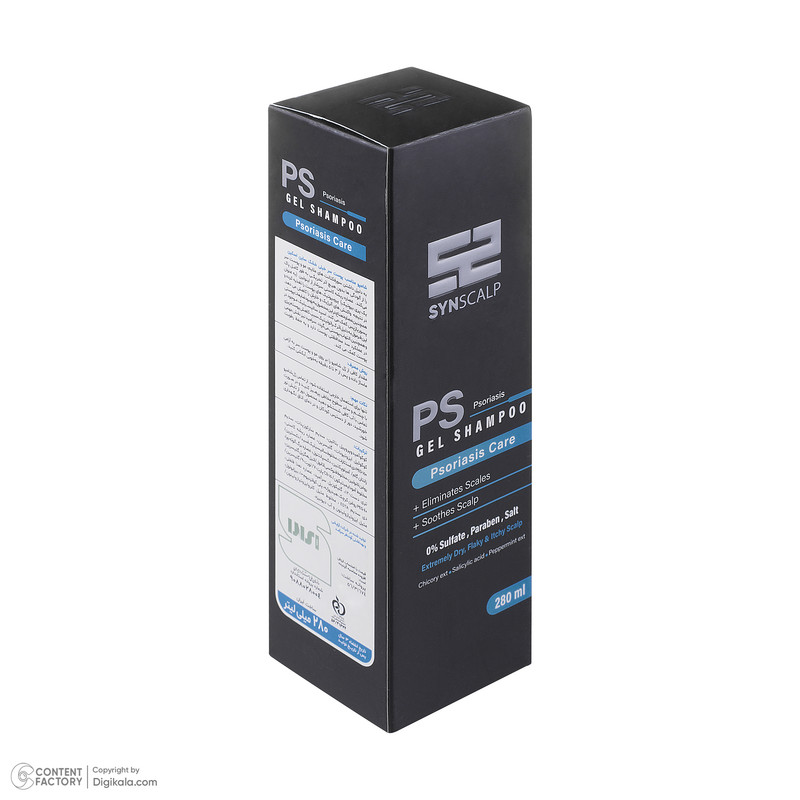 شامپو مو ساین اسکالپ مدل Psoriasis Care حجم 280 میلیلیتر مناسب موهای خشک، ضد خارش، ضد باکتری، آبرسان، حاوی عصاره ریشه کاسنی، نعناع و آلوئه ورا