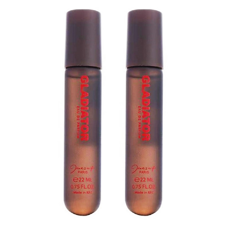 عطر جیبی مردانه ژک ساف مدل گلادیاتور حجم 22 میلی لیتر بسته 2 عددی