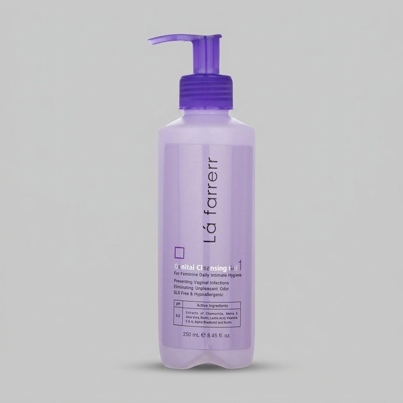 ژل بهداشتی دوشیزگان لافارر مدل Cleansing Gel 1 حجم 250 میلی‌لیتر