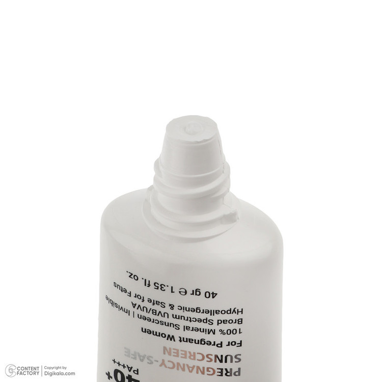 کرم ضد آفتاب بدون رنگ لافارر SPF 40 مدل PREGNANCY SAFE، حاوی محافظ UVA و UVB و PA+++ مناسب پوست بانوان باردار حجم 40 میلیلیتر