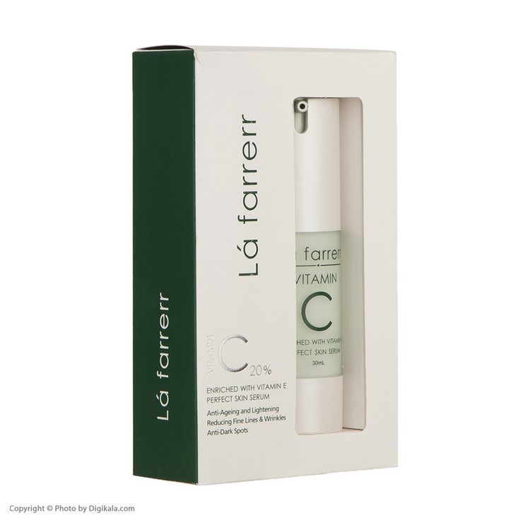 اسپری آب روشنکننده، ترمیمکننده لافارر مدل Anti Ageing and Lightening c20% مناسب برای پوستهای خشک و حساس حجم 30 میلیلیتر