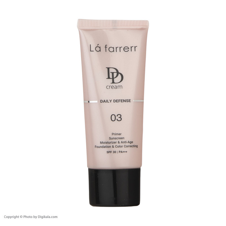 دی دی کرم رنگی لافارر SPF30 مدل 03 مناسب انواع پوست حجم 30 میلی لیتر